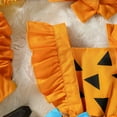 thumbnail image 6 of Ruyang New Born Girls Halloween Dress with Bowknot Headband Cute Ruffle Straps Backless Dress Up Party Outfit Winter Clothes, 6 of 8