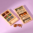 thumbnail image 1 of Becaristey Multi-functional Organizer Multiple Slots For Glasses And Eye Glasses No Damage 5 Slots 1Set, 1 of 6