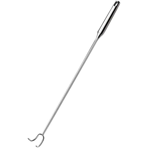 CATPAN Braised Meat Hook Meat Turner Hook Collard Valley Cooks Store Food Pigtail Grill s Turners Food Flipper s Stainless Steel Flipper Silver CATPAN