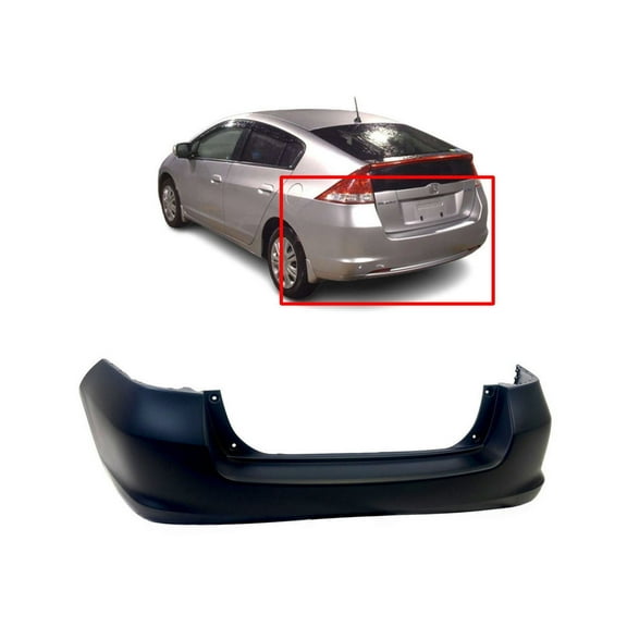 DCP Rear Bumper Cover For 2010-2011 Honda Insight Primed 04715TM8A91ZZ HO1100261