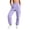A Purple, variant on Womans Sweat Pants Ndbuld Fashion Women Casual High Waist Loose Pocket Straight Solid Long Pants Gray XXL