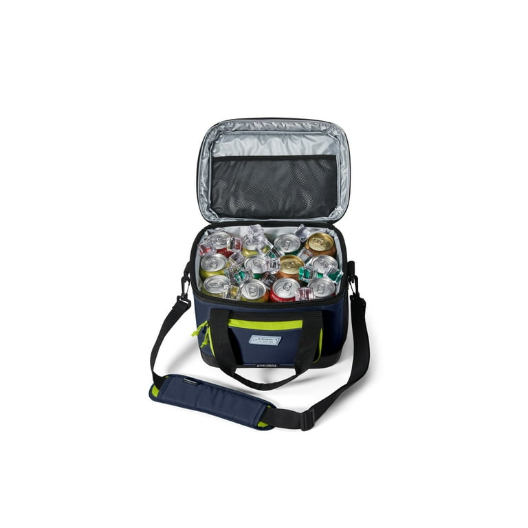 Coleman Soft Cooler 16 Cans Spider Mum Blue Insulated with
