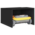 thumbnail image 2 of vidaXL Robot Mower Garage Black 86x90x52/57 cm Poly Rattan, 2 of 5