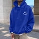 thumbnail image 3 of MHFRRA Sudadera con Capucha para Hombre, Informal, de Manga Larga, con Estampados Delanteros y Traseros, para Uso Diario En Otoño E Invierno Azul, 3 of 5