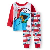 Christmas Long Sleeve Tight Fit Pajamas, 2pc Set (Baby Boys)