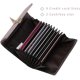 thumbnail image 1 of Billetera para tarjetas de crédito, monedero con bloqueo Rfid, billetera de cuero para mujer, tarjetero de negocios de gran capacidad, monedero rosa LingWen 8390606085511, 1 of 1