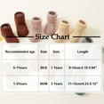 thumbnail image 3 of ktowifly Cotton Grip Socks for Kids Fleece Lined Soft Comfy Thermal Winter Warm Boy Girl Toddler Floor Sock, 3 of 3
