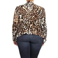 thumbnail image 4 of Women's Plus Size Solid Print Casual Long Sleeve Open Front Jacket Blazer/Made in USA, 4 of 5