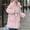 Pink, variant on HOOJT Clearance!Jackets for Women Casual Coats Winter Fashion Women's Zipper Long Sleeve Mid Length Knee Length Winter Thickened Cotton Jacket