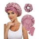 thumbnail image 1 of Gorro de seda CHLINS 100% morera para mujer con pelo rizado, 1 of 7