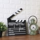 thumbnail image 3 of Injueey 1pc Director de Escena de la película Clapperboard TV Video Clapper Board Film Photographic Prop Decoraciones colgantes Accesorios de cámara y óptica negro, 3 of 5