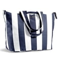 thumbnail image 1 of Bolso tote grande Fit & Fresh 56x46x31 cm, rayas azul marino, 1 of 6