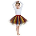 thumbnail image 1 of Tutu Dress for Girls Soft Fluffy Skirt Toddler Party Carnival Mesh Princess Skirt Tulle Dress 6-10 Years, 1 of 2