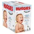thumbnail image 6 of Huggies Snug & Dry Baby Diapers, Size 5 (27+ lbs), 136 Count, 6 of 7
