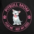 thumbnail image 3 of CafePress - PITBULL MOM Women's Long Sleeve Dark T Shirt - Women's Long Sleeve Graphic Tee Casual Fit, 3 of 4