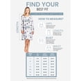 thumbnail image 6 of Casual Nights - Flannel Floral Long Sleeve Nightgowns for Women, Soft Lightweight Cotton & Lace Trim, Comfortable Lounging, Floral Purple X-Large, 6 of 7