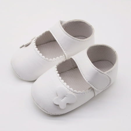 

Baby shoes Newborn Baby Girls Color Butterfly Prewalker Soft Sole Single Sandals Fragarn