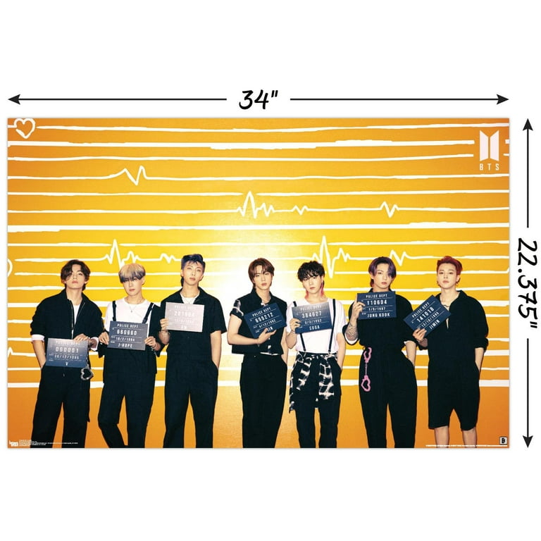 BTS - Lineup Wall Poster, 22.375