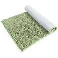 thumbnail image 2 of Hitime Soft Chenille Bath Rug Mat 20" x 32" Quick Dry Machine Washable Bathroom Runner - Ultra Absorbent Non-Slip Backing - Sage Green, 2 of 11