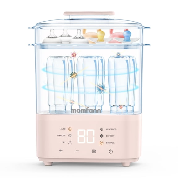 Esterilizador de biberones MOMFANN con calor automático y descongelado
