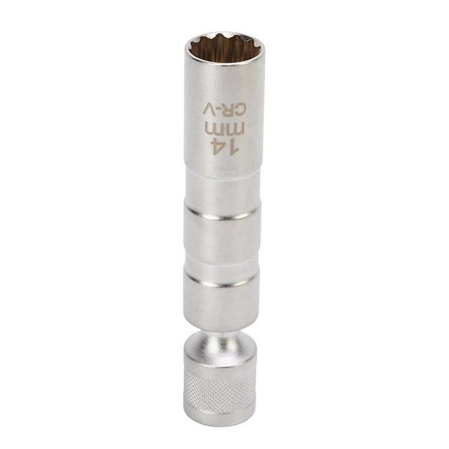 Dado de bujía de 14 mm con giro magnético, dado de bujía de 14 mm con giro magnético, herramienta de extracción de dado de bujía de tecnología avanzada
