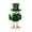 B, variant on St. Patrick's Day Plush Bird Figurine Tabletop Ornament for Home Mantel Party Holiday Decor