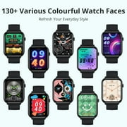 COLMI C80 Smart Watch Men Bluetooth Calling 1.78 inch Amoled Full Touch Fitness Tracker IP68 Waterproof Smartwatch Black