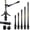 6", variant on 6" 8" 10" 12" 15" Archery Bow Stabilizer Carbon Balance Bar Weight Compound Bow