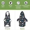 thumbnail image 6 of Salouo Space Pattern Small Dog Hoodie Sweatshirts Dog Clothes Coat Clothing Puppy Sweater Outfit Pullover Pet Winter Coat Sweater Outfit-Medium, 6 of 7