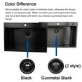 Gunmetal Black Kitchen Sink Garbage Disposal Flange and Stopper