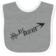 thumbnail image 3 of Inktastic Big Brother Arrow Boys Baby Bib, 3 of 4