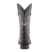 Ferrini Western Boots Mens Bronco Pirarucu Print Black 43393-04