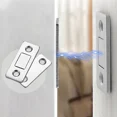 thumbnail image 2 of Pestillos magnéticos para armario, puerta ultrafina, imanes fuertes, tapón adhesivo Invisible, cerradura magnética para cajón, cierre de armario de cocina, 2 of 6