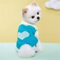 thumbnail image 6 of Necvior Knitted Dog Sweater Winter Warm Clothes for Cats Kitten 2Leg Sweater for Autumn, 6 of 21