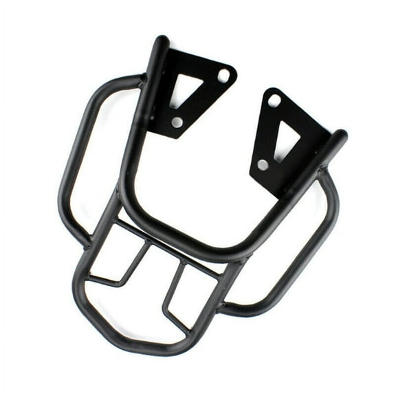 1x Motorcycle Armrest Rear Shelf Scooter Refitted Box Tail Fin Luggage Rack Set