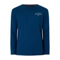 thumbnail image 5 of Tommy Hilfiger Lounge Longsleeved Logo T-Shirt, Blue, 5 of 5