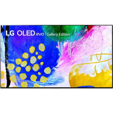 LG 55-Inch Class OLED evo Gallery Edition G2 Series Alexa Built-in 4K Smart TV, 120Hz, AI-Powered 4K, Dolby Vision IQ and Dolby Atmos, WiSA Ready, Cloud Gaming (OLED55G2PUA, 2022) - (Open Box)