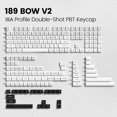 thumbnail image 1 of Teclas PBT de doble disparo de 168 teclas, teclas WOB personalizadas, teclas de teclado con perfil de cereza para interruptores Cherry Gateron MX, teclado para juegos, 1 of 5