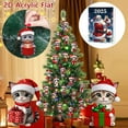 thumbnail image 6 of Cat Advent Calendar 2025 with 24 Cat Figurines Christmas Holiday Cat Ornaments for Tree Home Décor Cat Owners Acrylic Kitten Pendant Countdown Calendar Animal Lover Gift, 6 of 9