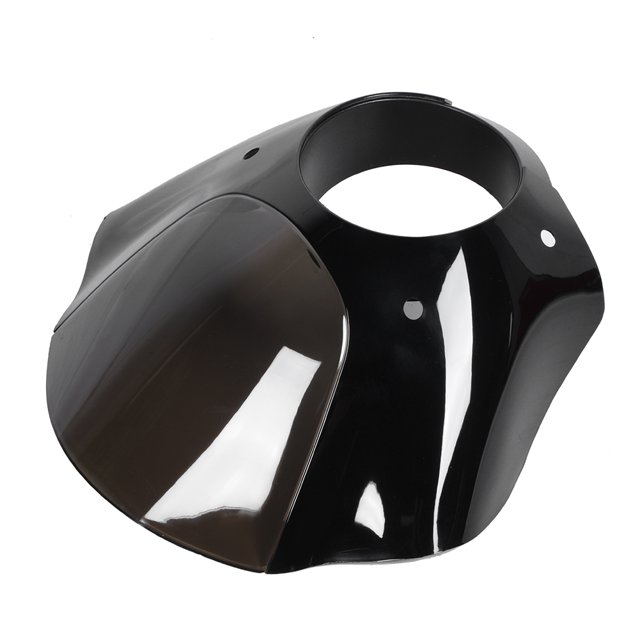 Fairing 6in Vintage Motorcycle Headlight Fairing Smoky Windshield Universal Modified Part