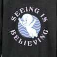 thumbnail image 3 of Casper The Friendly Ghost - Seeing Is Believing - Women's Lightweight French Terry Long Sleeve Shirt, 3 of 5