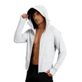 thumbnail image 2 of WIZUTIZ Mens UPF 50+ Sun Protection Hoodie Shirt Long Sleeve Rash Guard Fishing SPF Outdoor UV Shirt Lightweight Pocket, 2 of 5