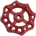 thumbnail image 4 of Qucyy 1PCS Poignée de Roue Ronde 8mm x 8mm en Fonte Rouge pour Robinet Extérieur Remplacement Rouge, 4 of 4