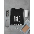 thumbnail image 3 of Tree Hugger Graphic Men Black T-Shirt, Male Large, 3 of 4