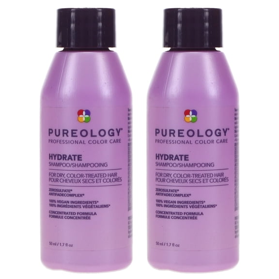 Pureology Hydrate Shampoo 1.7 oz 2 Pack