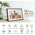 thumbnail image 2 of 32GB 10.1 Inch WiFi Digital Picture Frame with 1280x800 HD IPS Touch Screen, Send Photo or Videos via App or Email,Support USB Drive/SD Card Extend Storage,Auto-Rotate,Wall Mountable, 2 of 10