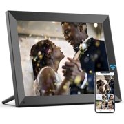 BSIMB Large Wi-Fi Digital Picture Frame 32GB Storage, Touch Screen Electronic Photo Frame, Share Pictures&Videos via App&Email from Anywhere, Wall Mountable, Auto Rotate