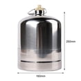 thumbnail image 4 of Tanque para acampar, lata de vacío de acero inoxidable, cilindro de tanque de cobre, lata de combustible para acampar 3L, 4 of 8