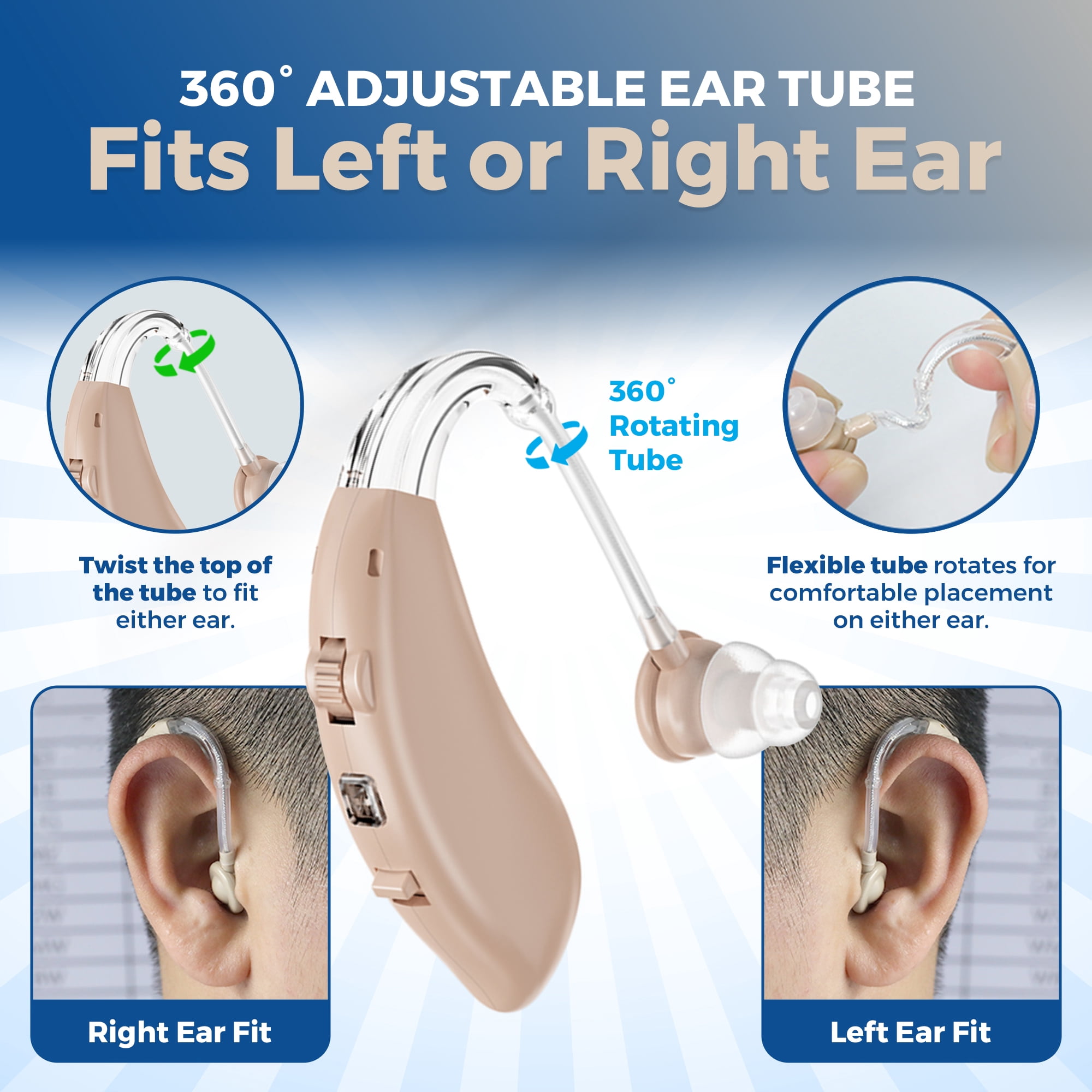 MEDca Item Digital Ear Hearing Personal Sound Multicolor Amplifier