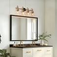 thumbnail image 3 of LNC Auisre 30-in 4-Light Polished Gold LED Industrial Vanity Light, 3 of 12